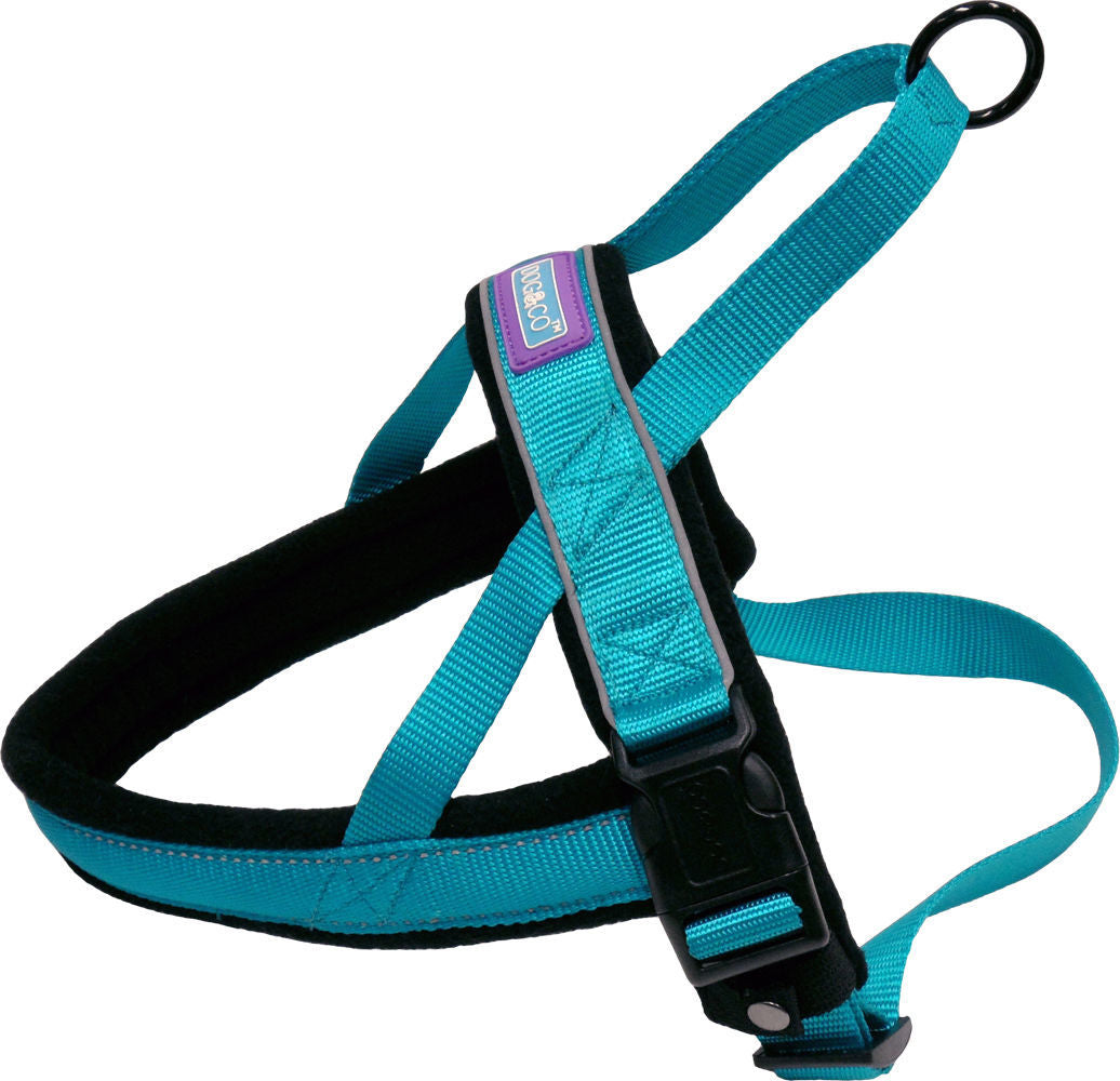 Hem and Boo Padded Reflective Harness Small