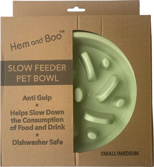 Slow Feeding Fet Bowl Small-Medium various colours 18cm