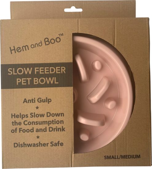 Slow Feeding Fet Bowl Small-Medium various colours 18cm