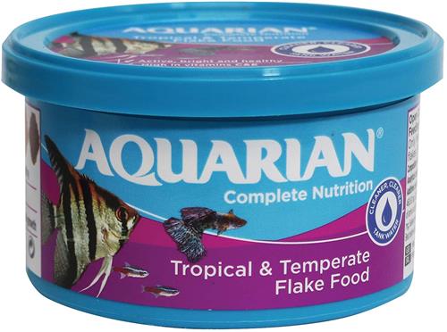 Aquarian Tropical And Temperate Flake Food 13g