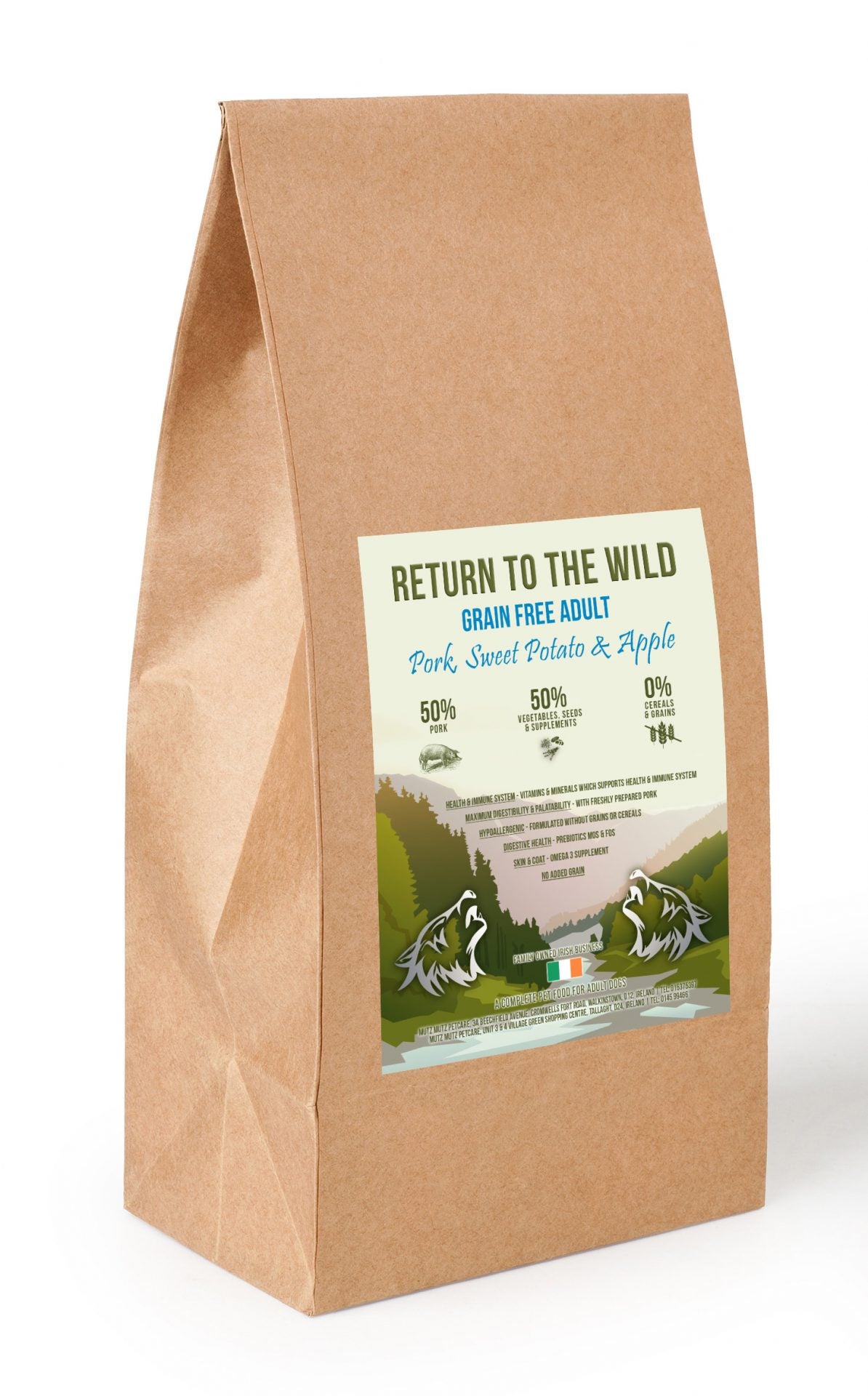 Return To The Wild - Grain Free Adult - Pork, Sweet Potato and Apple