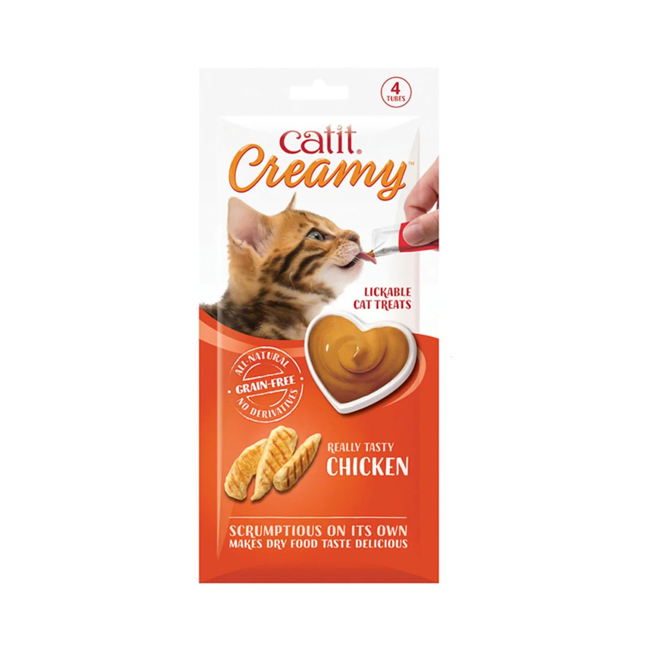 Catit Creamy Chicken & Poultry Lickable Cat Treats