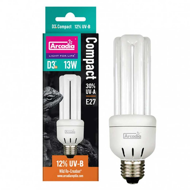 Arcadia D3+ Compact 13W UVB Bulb