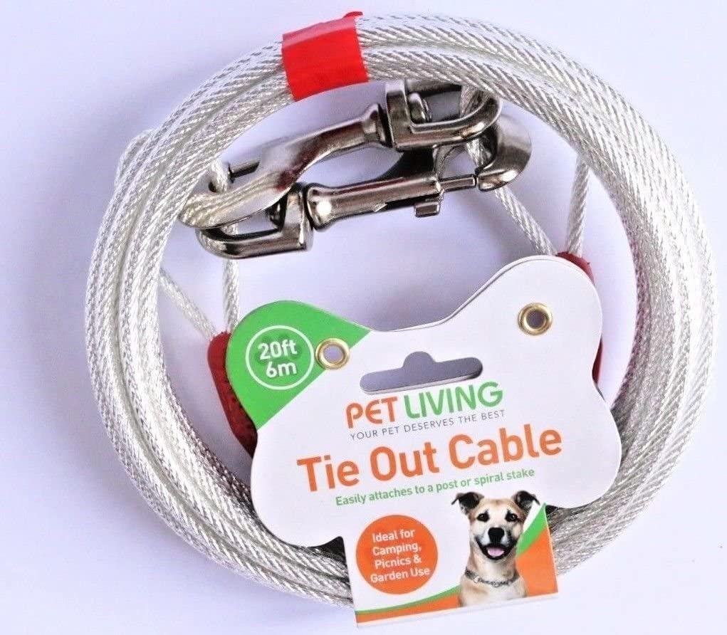 Pet Living Tie Out Cable 20Ft 6m