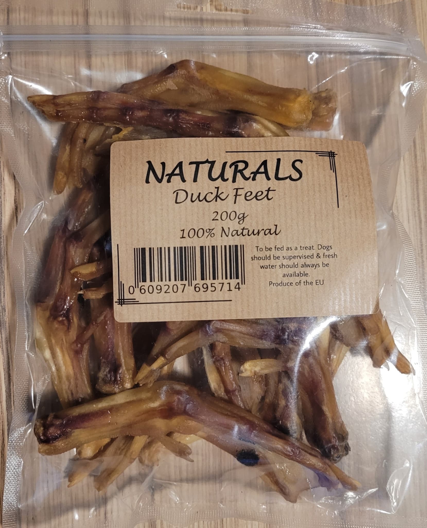 Naturals Duck Feet 200g Dog Treat