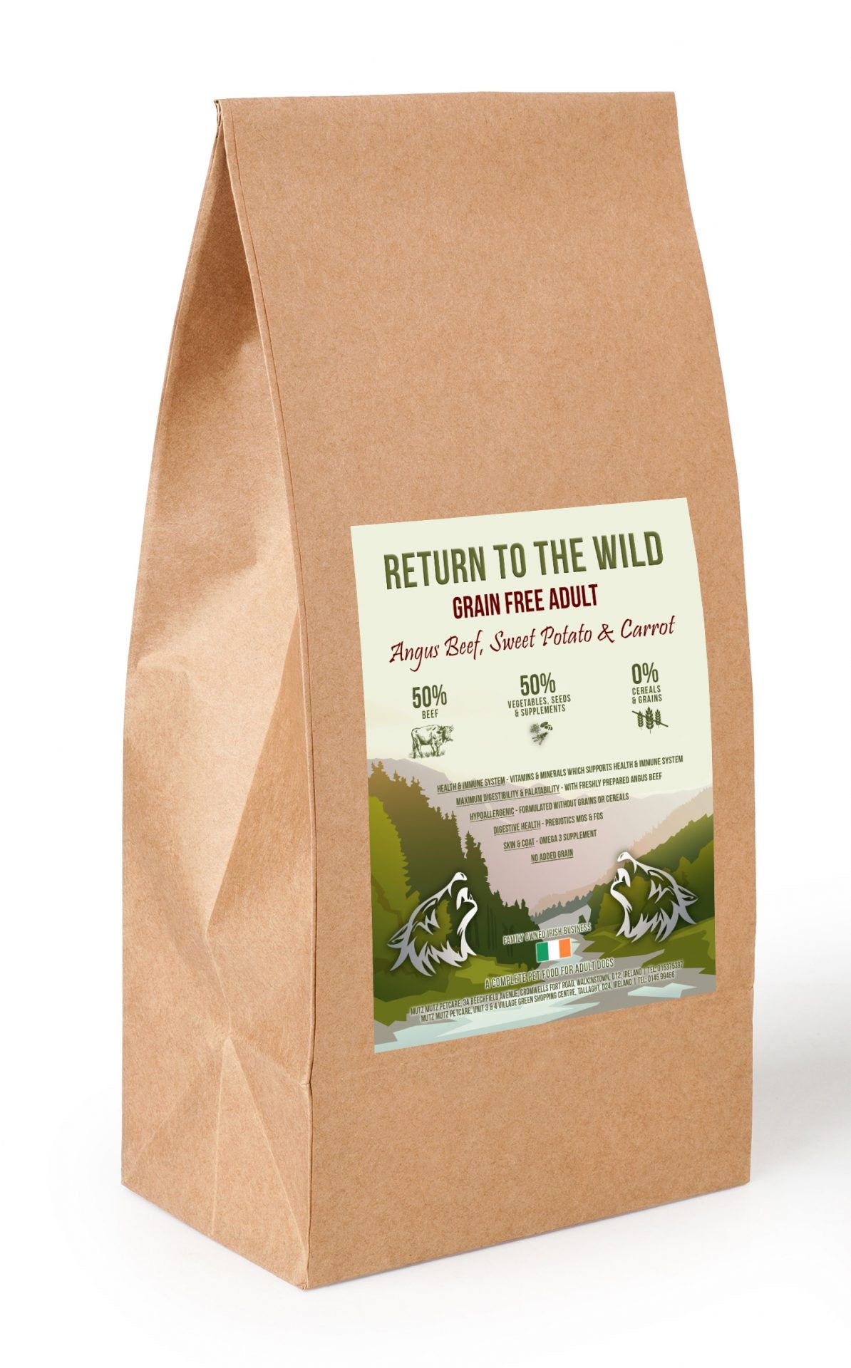 Return To The Wild - Grain Free Adult - Angus beef, Sweet Potato & Carrot