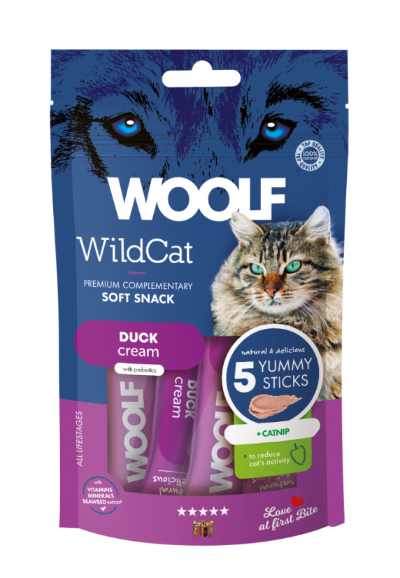 Woolf Wildcat Cream Snack - Duck