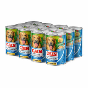 Gain Wet Dog Food Premium Cuts Variety Pack of 12
