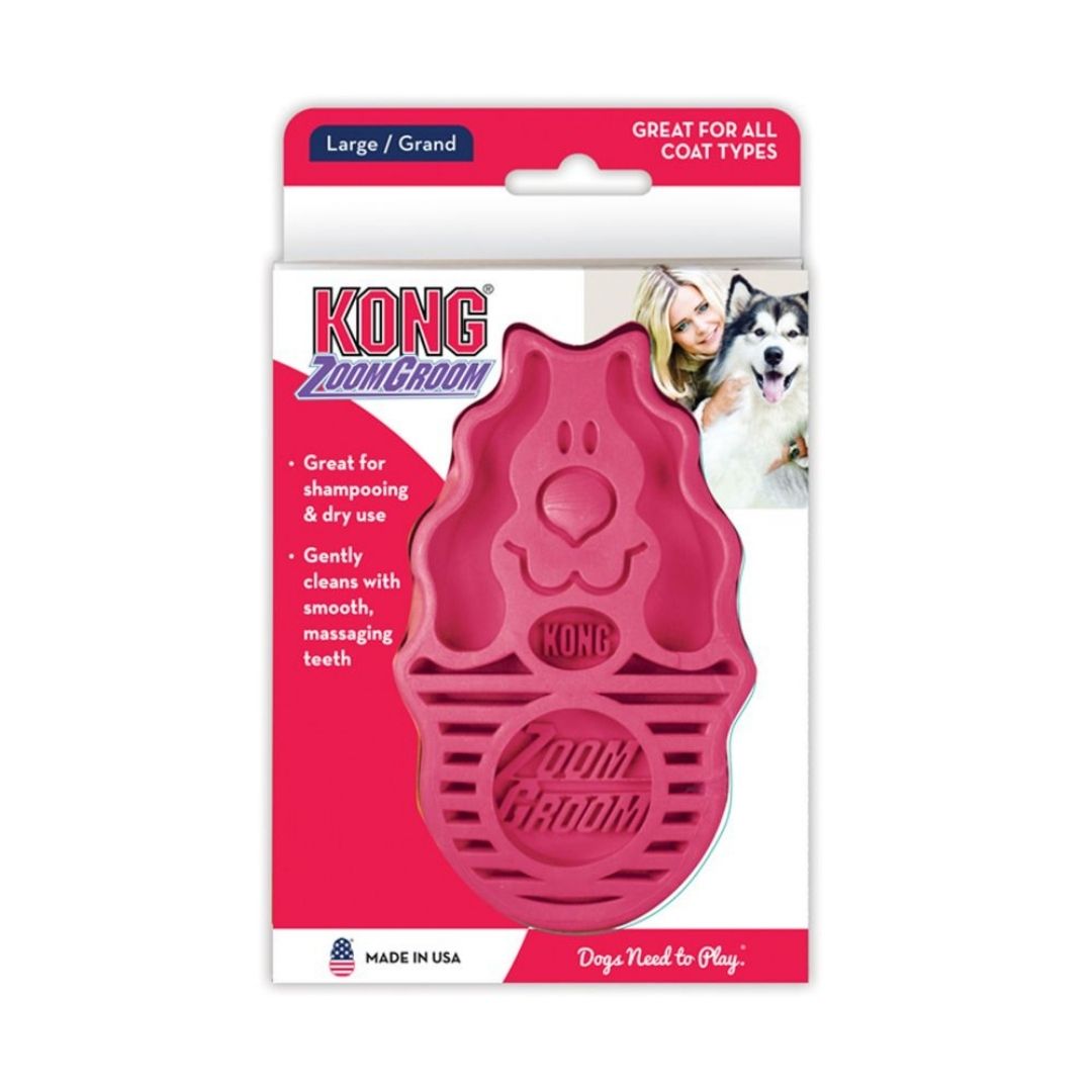 Kong Zoom Groom - Pink Large