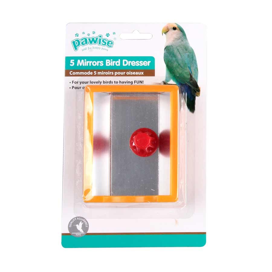 Pawise 5 Mirrors And Dresser For Birds