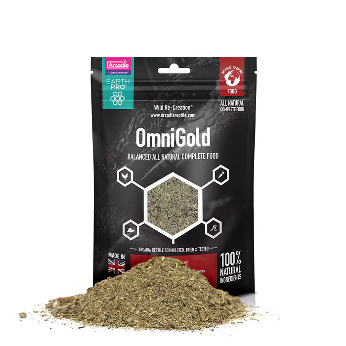 Arcadia Reptile OmniGold – Complete Food for Omnivorous Reptiles