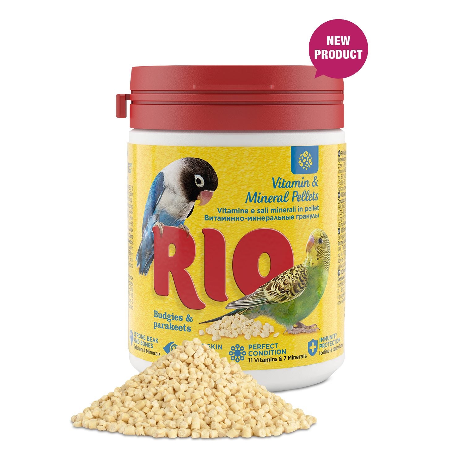 Rio Vitamin And Mineral Pellets Budgies And Parakeets