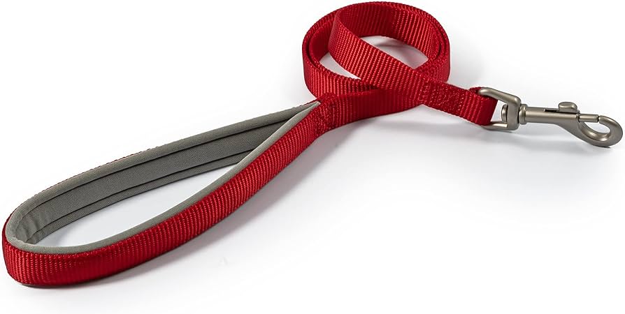 Ancol Red Padded Lead 100Cm X 1.2Cm