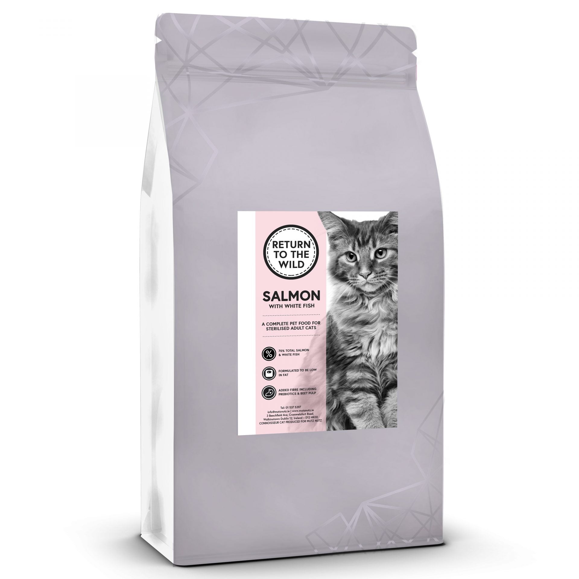 Return To The Wild -  Salmon and White Fish For Adult Cats 1.5Kg