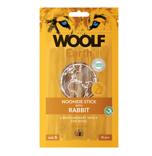 Woolf Earth Noohide S Sticks with Rabbit