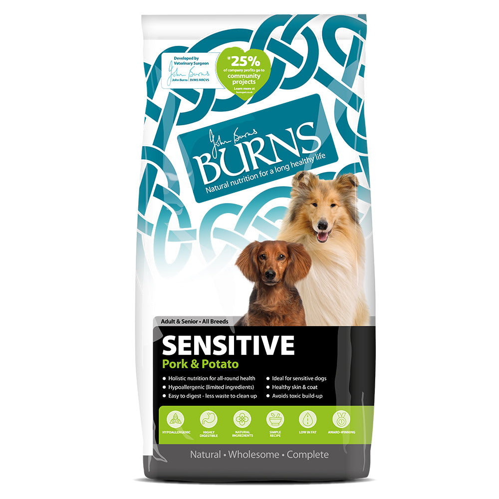 Burns Sensitive Adult and Senior Pork and Potato