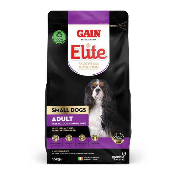 Gain Elite Small Dogs Adult - Chicken and Rice 3kg