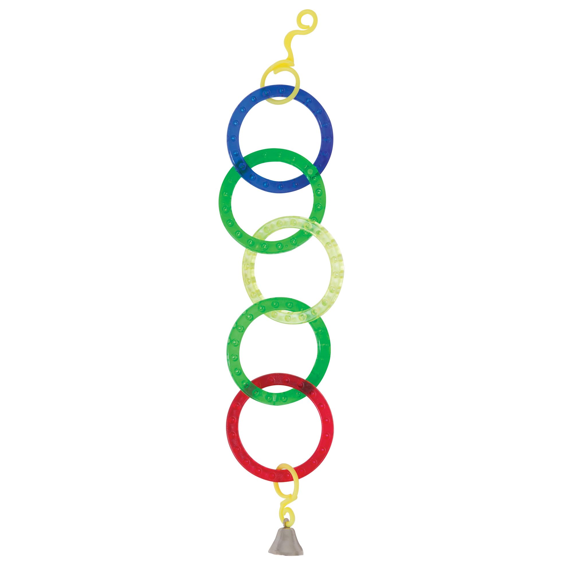 Pawise Colourful 5 Rings Bird Toy
