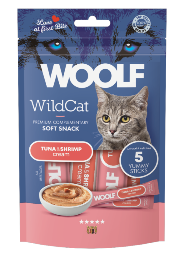 Woolf Wildcat Cream Snack - Tuna & Shrimp