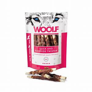 WOOLF Duck And Rawhide Twister 100G