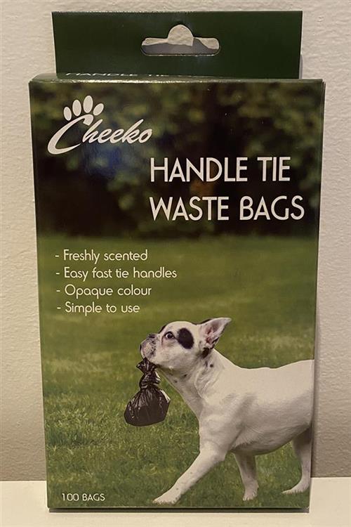 Cheeko - Handle Tie Waste Bags 100pk