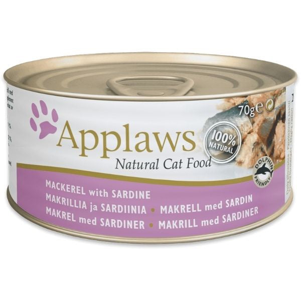 Applaws Mackerel With Sardines 70g