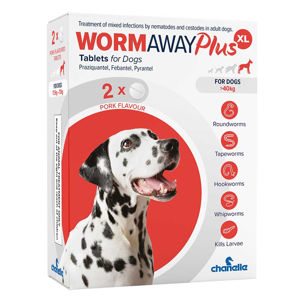 WORM AWAY for Dogs 12.5kg - 70kg