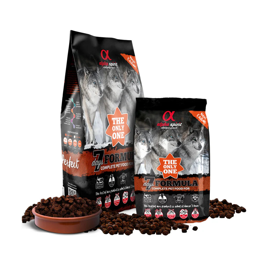Alpha Spirit Cold Pressed dog food 7 days formula