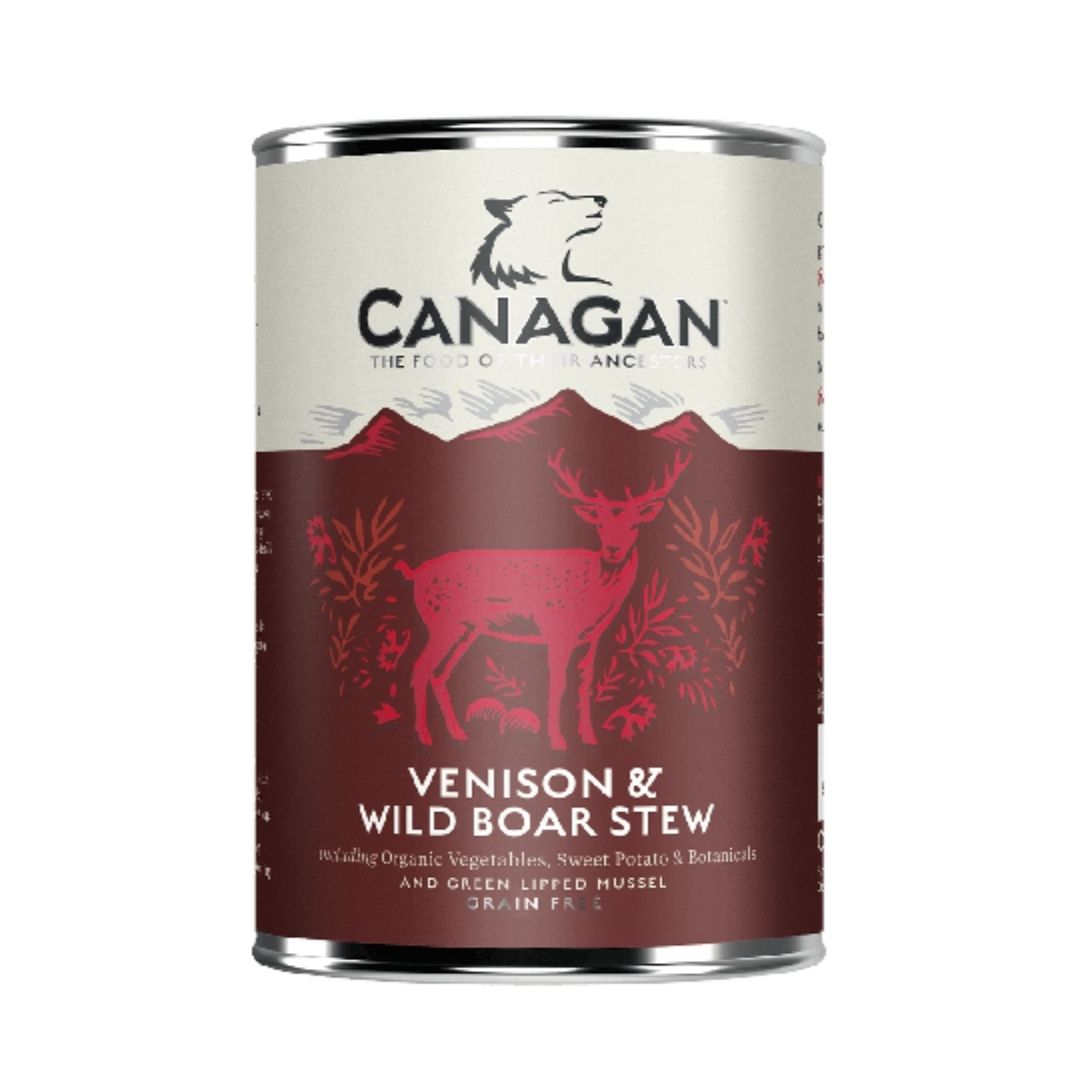 Canagan Complete Wet Food - Grain Free Venison &amp; Wild Boar Stew 400g