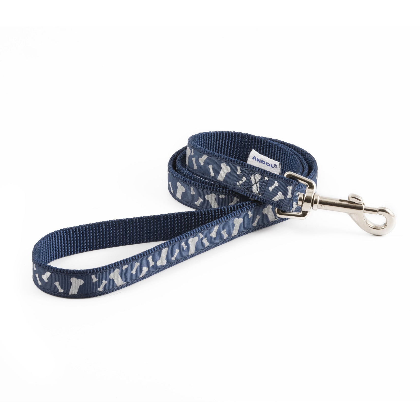 Ancol Blue Bone Reflective Lead 100Cm