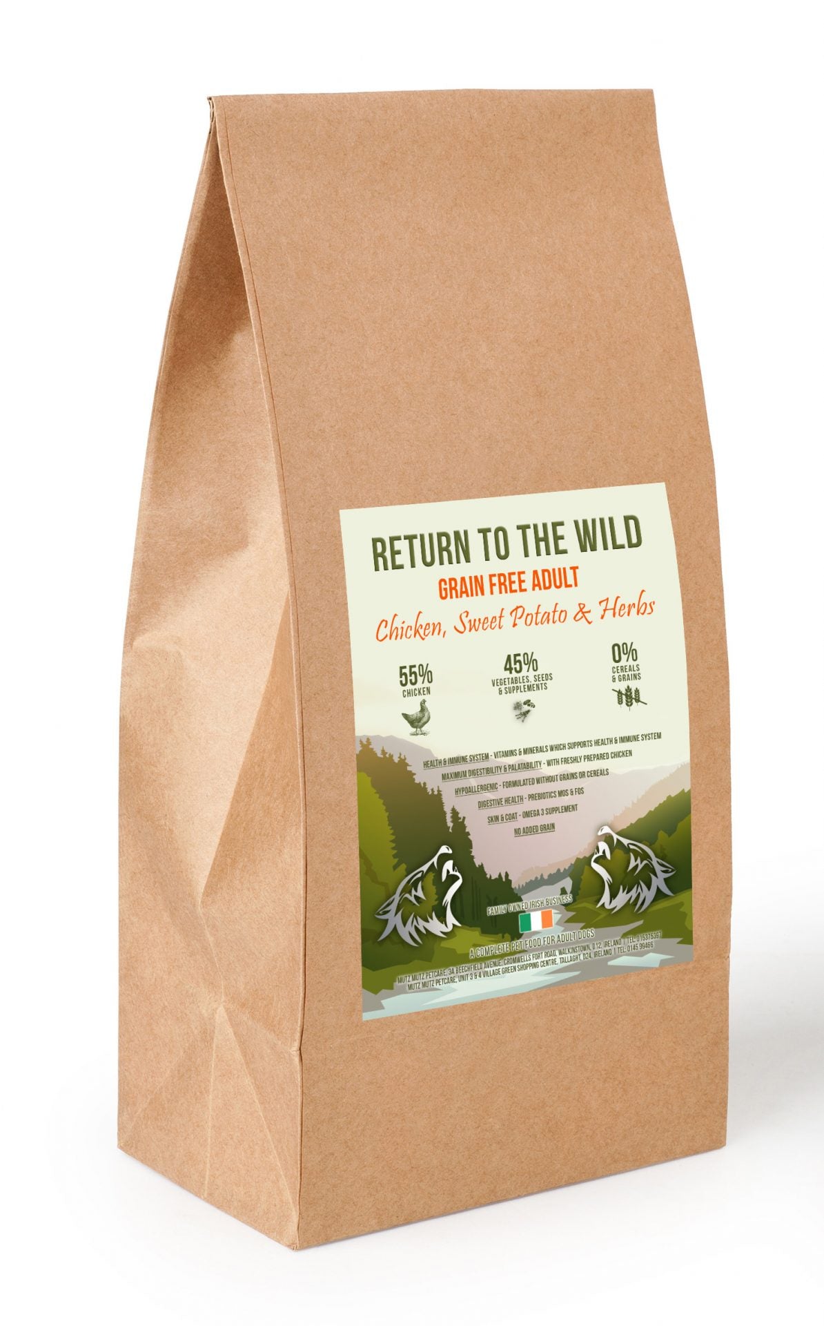 Return To The Wild - Grain Free Adult - Chicken, Sweet Potato and Herbs