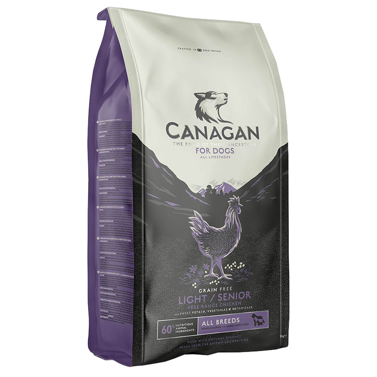 Canagan Light / Senior For Dogs Free Range Chicken 2Kg