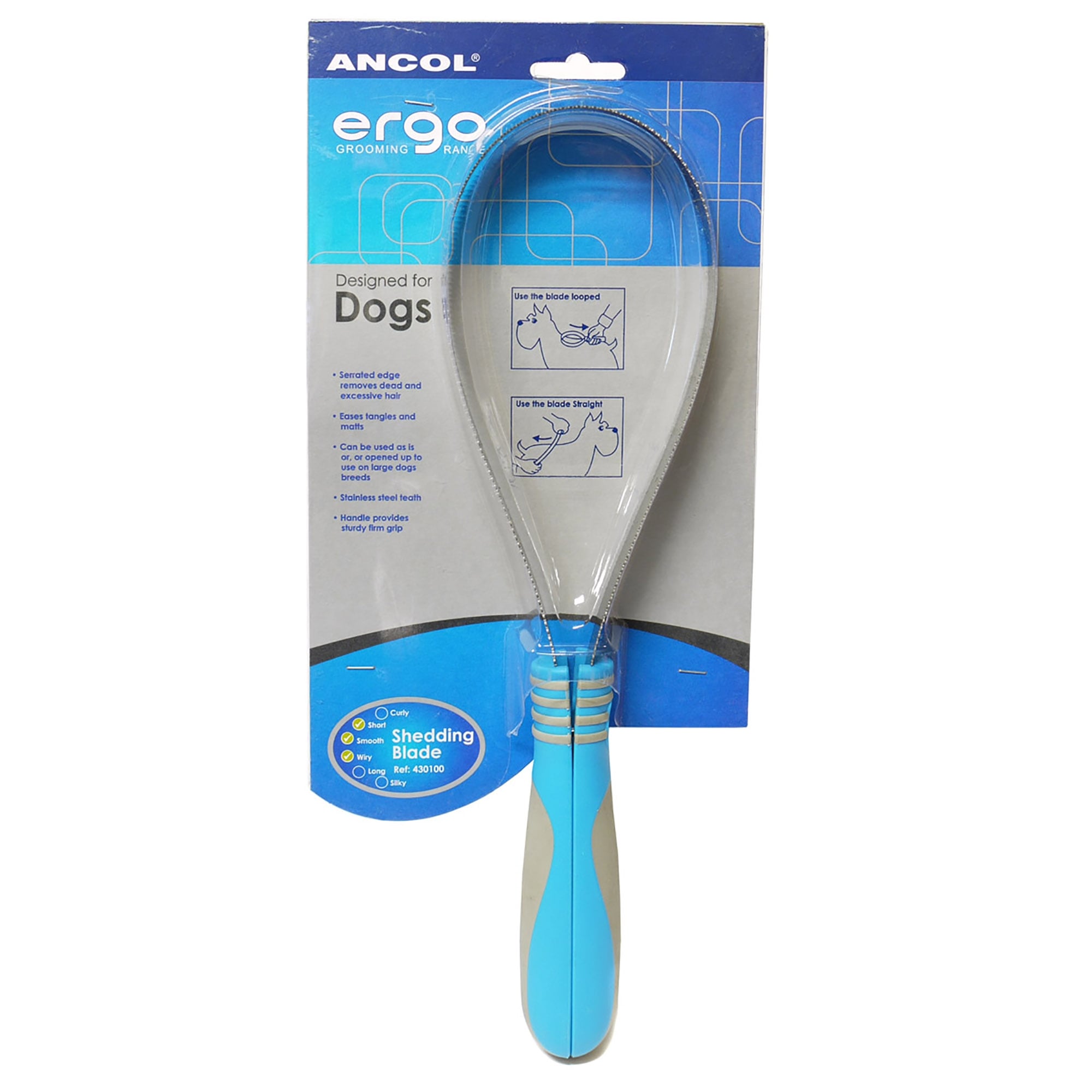 Ancol Ergo Deluxe Handle Shedding Blade Medium