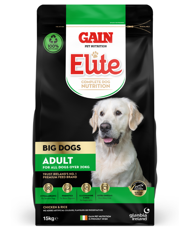 Gain Elite Big Dogs Adult - Chicken and Rice 3kg