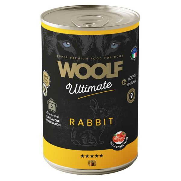 Woolf Rabbit Canned Wet Dog Food
