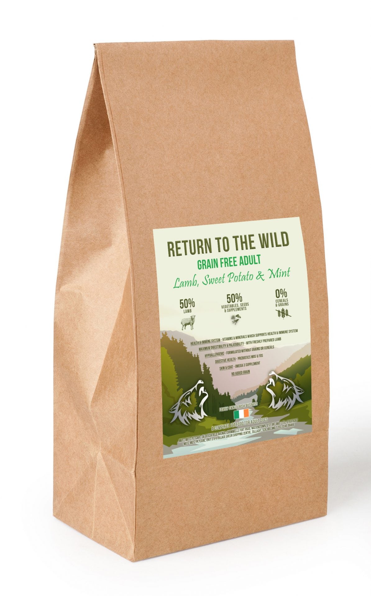 Return To The Wild - Grain Free Adult - Lamb, Sweet Potato and Mint