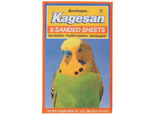 8 Sanded Sheets for Bird Cages (14x8)