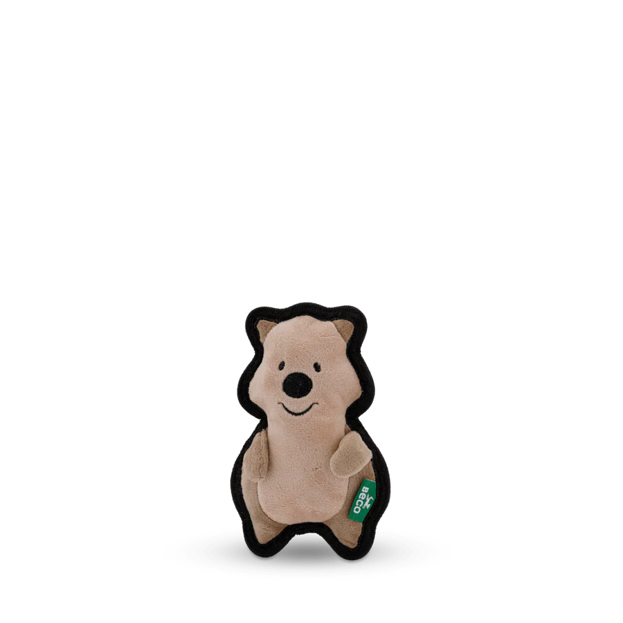 Quinn The Quokka – Eco-Friendly Plush Dog Toy with Squeaker