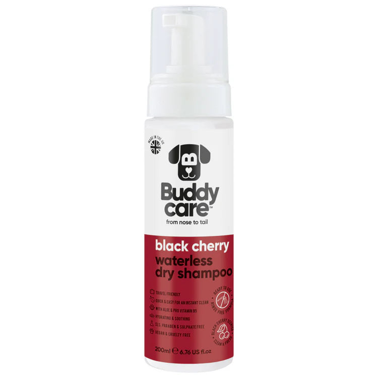 Buddycare Black Cherry Waterless Dry Shampoo