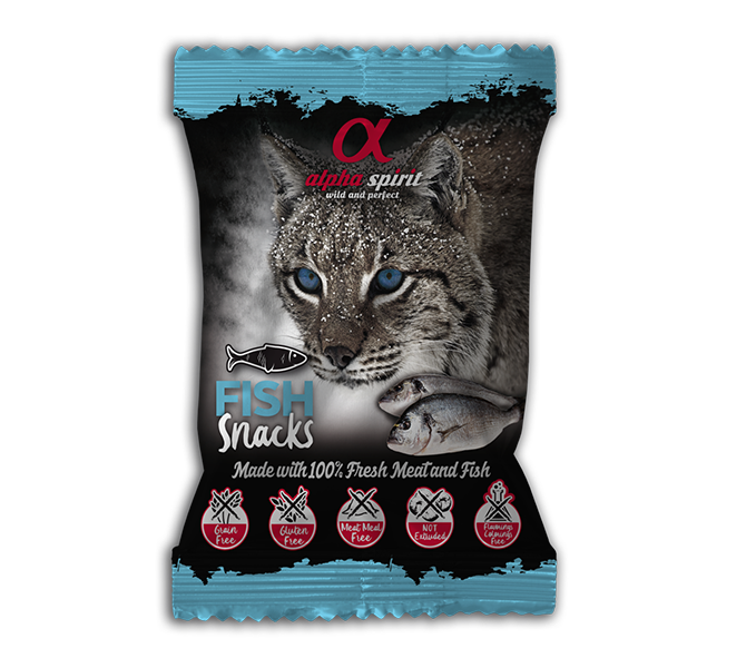 Alpha Spirit Fish snacks for Cats 50g