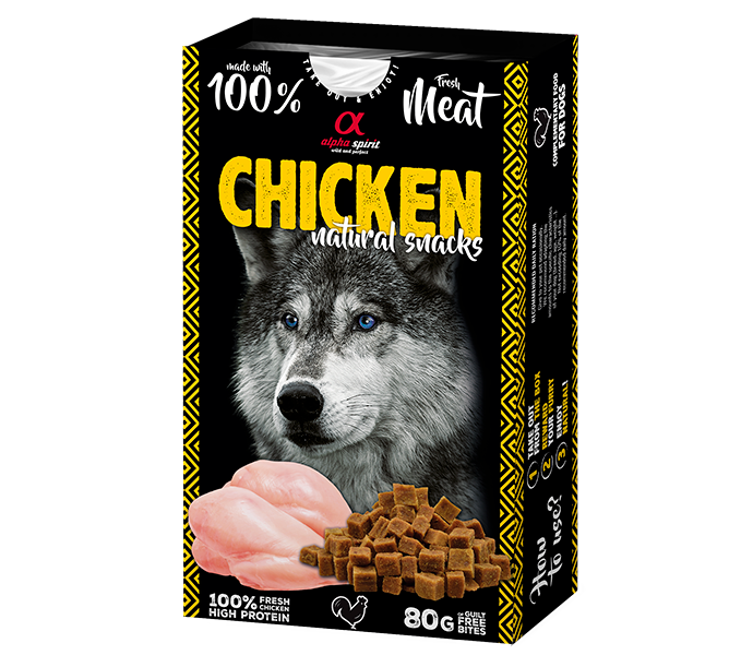 Alpha Spirit Natural Snacks Chicken 80g