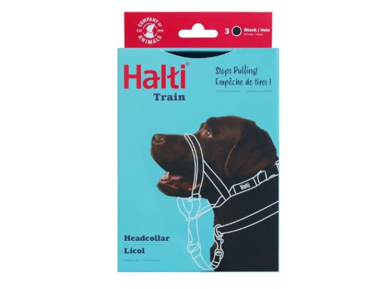 Halti Head Dog Collar In Black