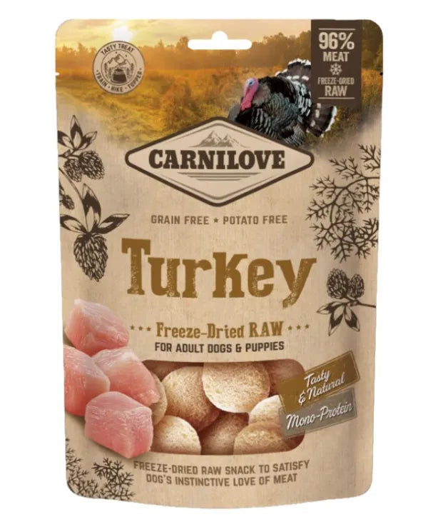 Carnilove Turkey Freeze-Dried RAW Dog Treats