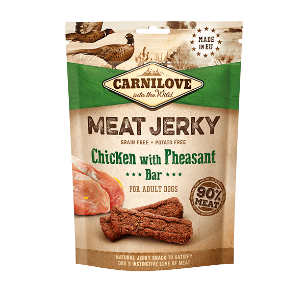 Carnilove Meat Jerky – Chicken with Pheasant Bar
