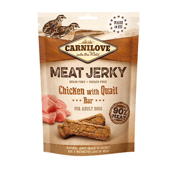 Carnilove Meat Jerky – Chicken with Quail Bar