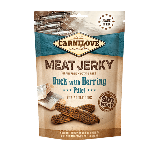 Carnilove Meat Jerky – Duck & Herring Fillet