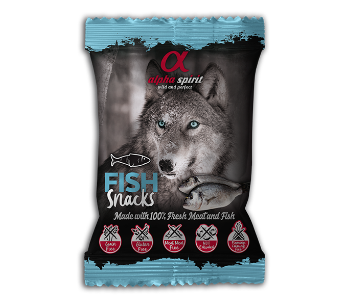 Alpha Spirit Fish snacks for dogs 50g