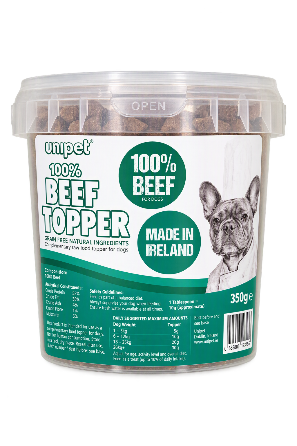 Unipet Beef Topper for Dogs