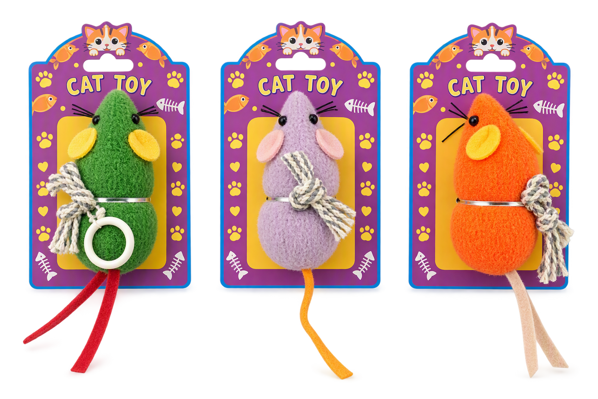 Cat Circus Bungee Mouse Toys