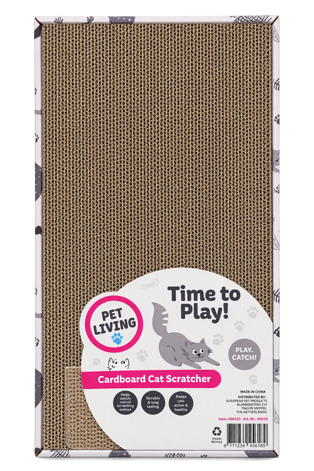 Cardboard Cat Scratcher